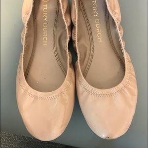 Tory Burch Size9-10 Beautiful peach ballerina flat